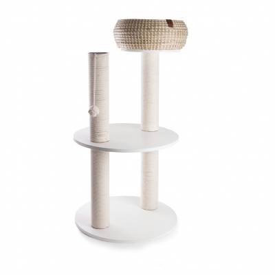 Arbre à chat "Blanca double"