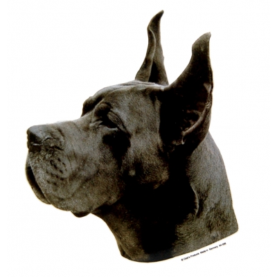 Autocollant Dogue Allemand - 15cm