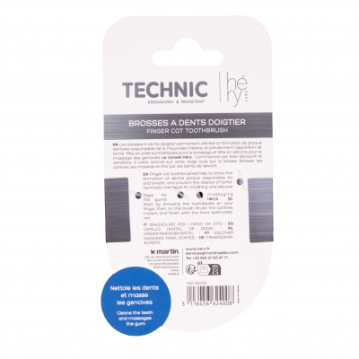 Brosse à dents doigtier x2