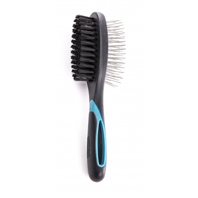 Brosse pour chien et chat - brosse double pneumatique