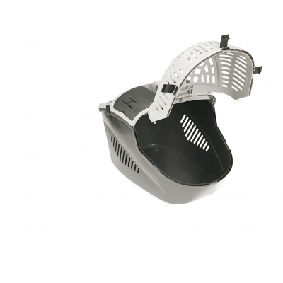 Cage de transport pour chien et chat Avior Grise  - 57,5x39,5x40,5 cm  