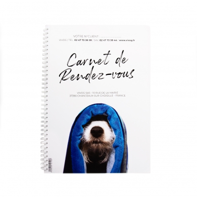 Carnet de rendez-vous de toilettage 200 pages