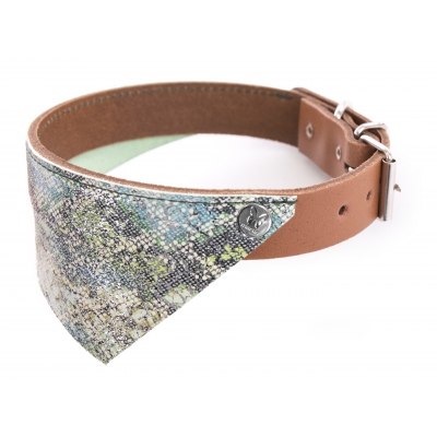 Collier Camel Bandana en cuir fantaisie - Malibu