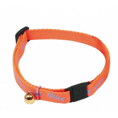 Collier pour chat - Fluo Fish - orange