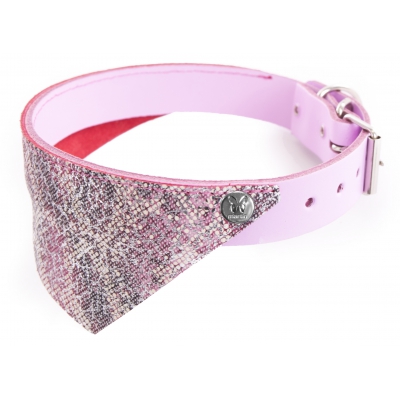 Collier Rose Bandana en cuir fantaisie - Malibu