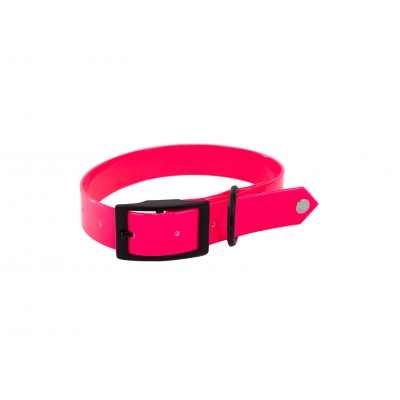 Collier rose fluo réléchissant chasse pour chien