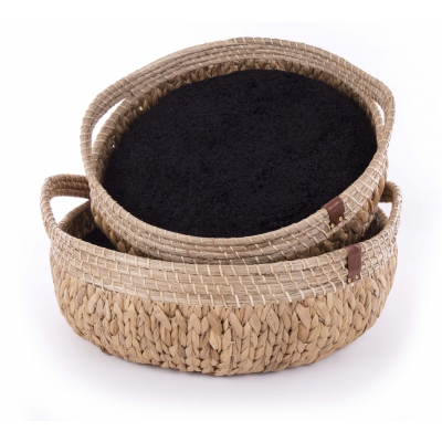 Corbeille Lotus - Collection Rêverie à Hanoï - Lot de 2 corbeilles