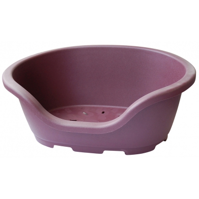 Corbeille plastique - Prune