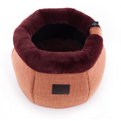 Corbeille ronde haute - Collection Saint-Germain - Orange