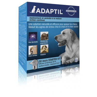 Diffuseur de phéromones d'apaisement pour chien Adaptil