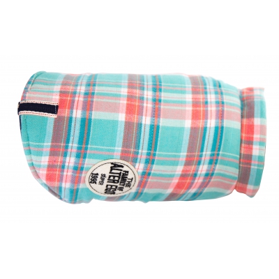 Doudoune Alter Ego Vichy réversible bleu