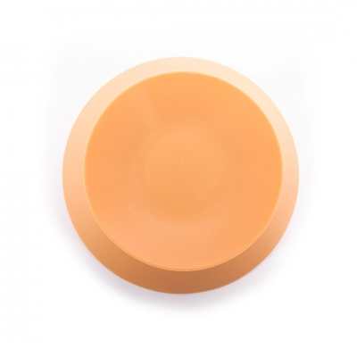 Gamelle de léchage silicone pour chien et chat - jaune 1