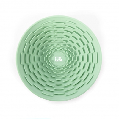 Gamelle de léchage silicone pour chien et chat - vert