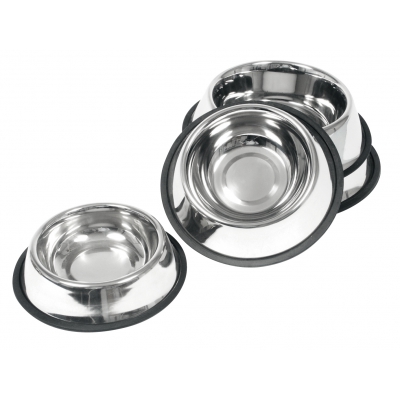 Gamelle pour chien - antidérapante en inox