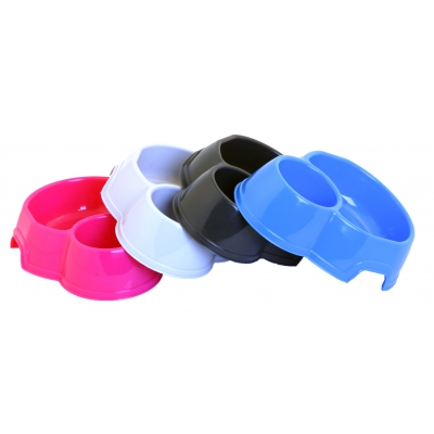 Gamelle pour chien - plastiques doubles