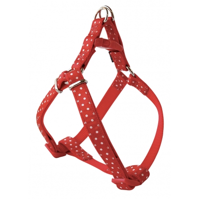 Harnais nylon coccinelle rouge