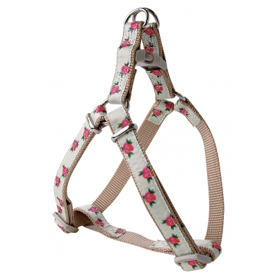 Harnais nylon romantique beige