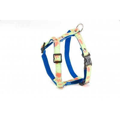 Harnais pour chien - Floralies vert