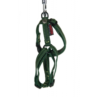 Harnais réglable en cuir Nature