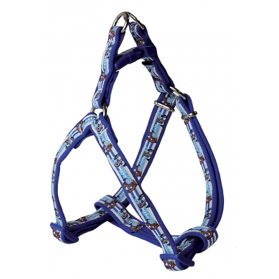 Harnais Sailor bleu pour chien