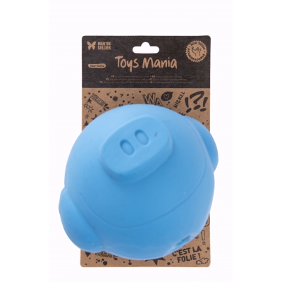 Jouet cochon latex - Bleu - GM