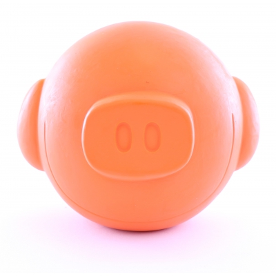 Jouet cochon latex - Orange - PM