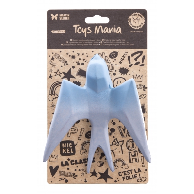 Jouet latex - Collection Origami - Hirondelle - Bleu