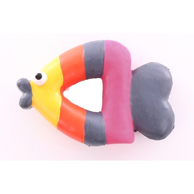 Jouet Latex Collection Poissons Tropicaux - Poisson Papillon