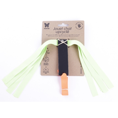 Jouet pour chat upcyclé - Céline pack ok