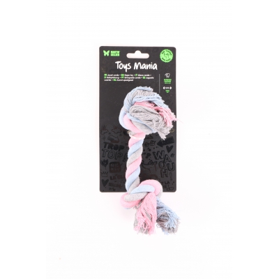 Jouet pour chien - Lot de 4 cordes 2 noeuds