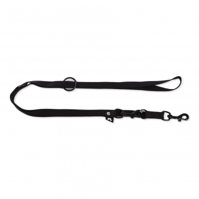 Laisse de dressage 3 positions pour chien - noir 2
