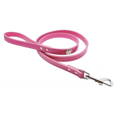 Laisse fantaisie Queen rose - 2 x 100 cm