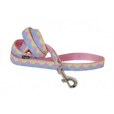 Laisse "Jacquard rose"