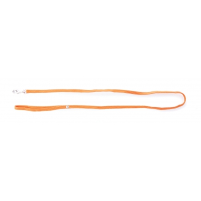Laisse nylon tubulaire pour chat - Orange