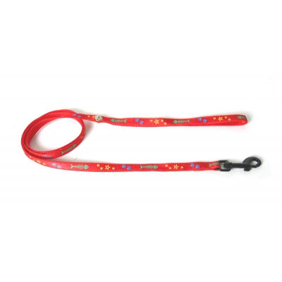 Laisse pour chat - Fish & Star - rouge