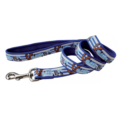 Laisse Sailor bleue pour chien