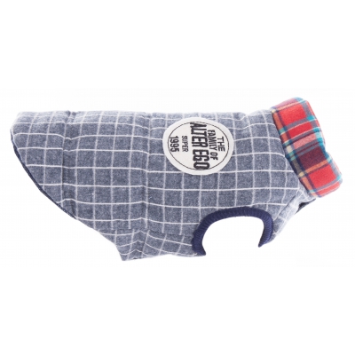 Manteau réversible pour chien - Casual Denim Checks