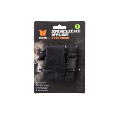 Muselière en nylon pour chien - classique