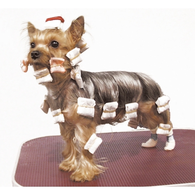 Papillottes blanches env. 100 unités