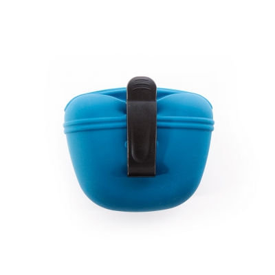 Pochette à friandises silicone pour chien - bleu 1