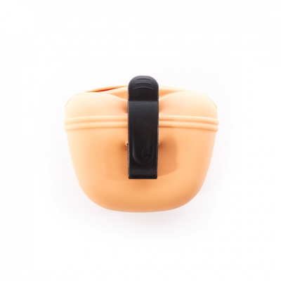 Pochette à friandises silicone pour chien - jaune 1