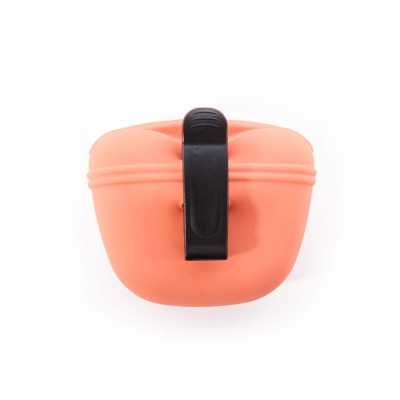 Pochette à friandises silicone pour chien - rose 2