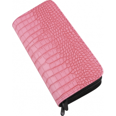 Pochette pour ciseaux et peignes - Rose motif Alligator