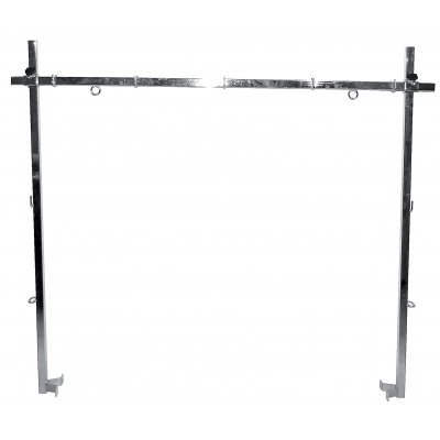 Potence double réglable - 110 x 126 cm - carré de 25mm