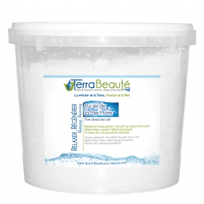 Pur sel de la Mer Morte pour chien et chat - Terra Beauté