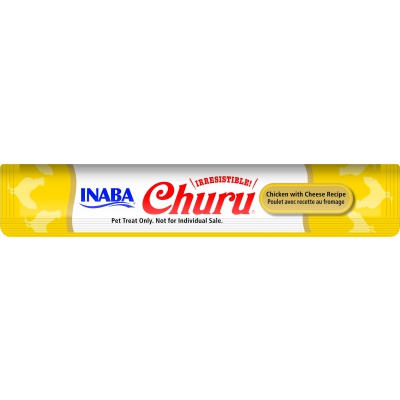 Purée CHURU au Poulet pour Chat  - Saveur Poulet et Fromage