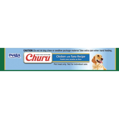 Purée CHURU au Poulet pour Chien  - Saveur Poulet et Thon