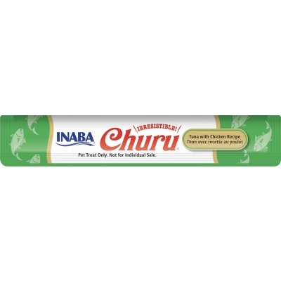 Purée Churu au thon pour Chat - Saveur thon et poulet 