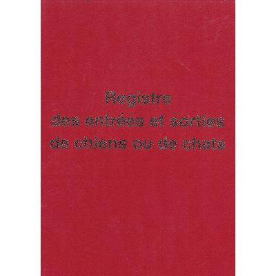 Registre des entrées et sorties pour élevage