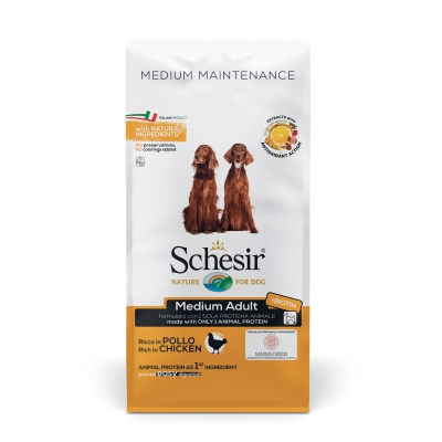 Schésir 12Kg Poulet Chien moyen